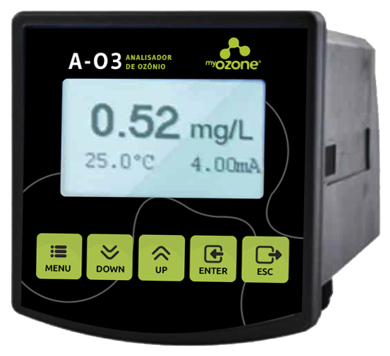 Controlador de ozônio dissolvido A-O3 da myOZONE®