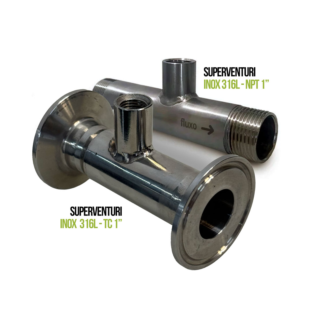 Superventuri 1" inox