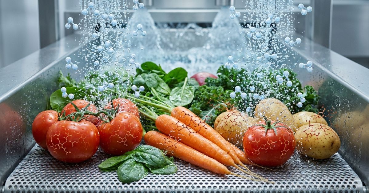 Ozônio na degradação de agrotóxicos em alimentos Ozônio na degradação de agrotóxicos em alimentos